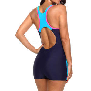 Custom Made <b>Women's</b> <b>Swimming</b> Suit <b>for</b> Adult Sizes Eco-Friendly Spandex/Polyester Front Logo 1 Piece - Product Image 4