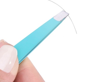 แหนบถอนขนคิ้วสแตนเลสหลายสีเครื่องมือดูแลความงามแหนบคิ้ว2024 - Product Image 3