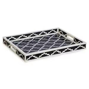 Plateau de service en bois MDF écologique de style moderne, formes rectangulaires imprimées, couleur personnalisée, qualité durable pour mariage - Product Image 2