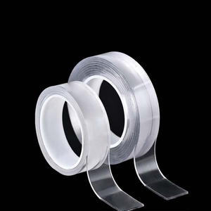 Cinta Transparente Impermeable Personalizada Doble Cara Pegajosa Lavable Pegajosa Reutilizable Hoja Adhesiva Acrílico Nano Cinta - Product Image 2