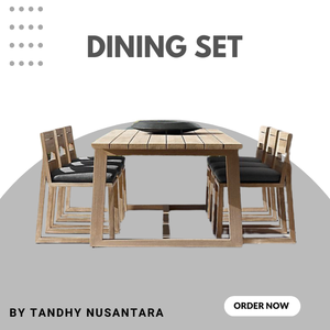 Ensemble de salle à manger moderne et simple, réglable, couleur personnalisée, bois, plusieurs chaises de salle à manger, meubles en teck de haute qualité, ensemble de restaurant - Product Image 6