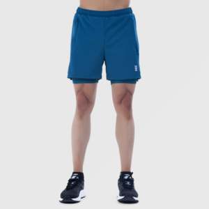 Shorts de basketball Teal Laser Grip 100% polyester avec logos brodés, motif tissé tendance, fermeture à cordon, tailles XS à 5XL - Product Image 1
