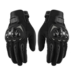 Gants de moto en cuir respirant à coque rigide pour l'hiver et l'été, course, écran tactile, gants de motocross - Product Image 1