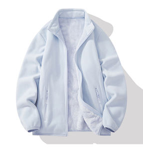 Chaqueta de lana Sherpa de manga larga con cuello levantado para mujer, chaqueta acolchada de poliéster impermeable de invierno para mujer de calidad Premium para mujer - Product Image 4