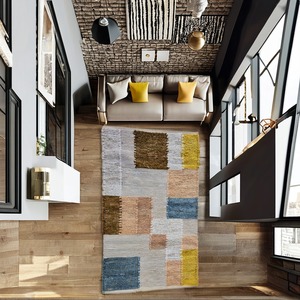 Elegantes Juegos de Alfombras de Yute, Algodón y Fibra Natural, Decoración Duradera para el Hogar que Mejora el Diseño Interior - Product Image 1