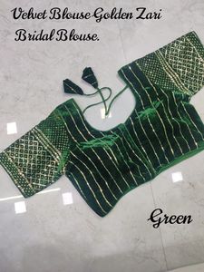 Blusa de terciopelo con cuello redondo para mujer, camisa de manga corta con cuello redondo y bordado para fiesta de fin de año - Product Image 2