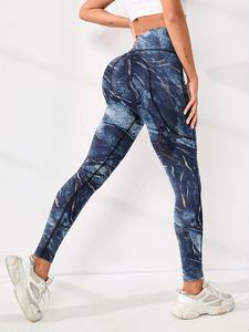 Leggings de Yoga Transpirables Personalizables para Mujer, Cintura Alta, Ajuste Delgado, Elásticos, para Entrenamiento, Gimnasio, Fitness, Leggings Deportivos Sin Costuras - Product Image 3