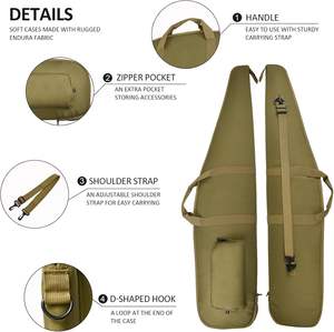 Estuche de Moda Grande de Poliéster Suave OEM con Correa de Hombro Ajustable, Cierre de Cremallera con Pestillo y Bolsillo para Accesorios - Product Image 6