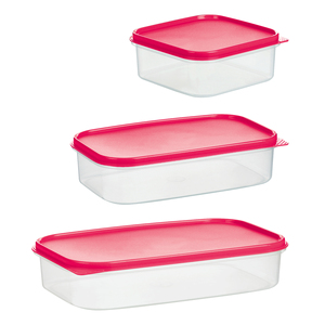 Set di 3 Contenitori Rettangolari per Congelatore - Product Image 1