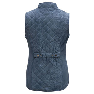 2025 logotipo personalizado cuello en V sin mangas nueva llegada Chaleco de mujer cuello alto ligero cremallera acolchado invierno logotipo personalizado Chaleco de mujer - Product Image 3