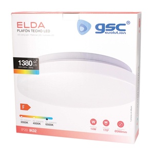 Plafoniera LED rotonda bianca Elda 14W 6500K 1400Lm (GSC 203605043) - Product Image 2