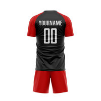 Último Modelo de Camisetas de Fútbol Personalizadas de Manga Corta, Diseña Tu Propio Uniforme de Equipo con Logotipo Impreso, Conjuntos de Uniformes de Fútbol para Entrenamiento 100% Personalizados