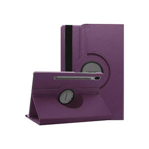 Étui rotatif Netzy pour Galaxy Tab S7 FE LTE (T737-T736-T733-T730) couleur violette compatible avec les tablettes - Product Image 5