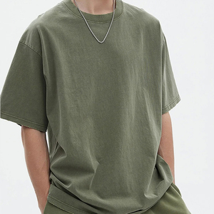 Ensemble de vêtements de sport d'été pour hommes respirants avec logo personnalisé T-Shirt en coton respirant avec short Short de sport décontracté Service OEM - Product Image 2