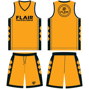 Ensemble d'uniformes de basket-ball personnalisables de haute qualité pour hommes Chemise de sport respirante Tops Shorts Impression numérique Plus Option XS Plain - Product Image 3