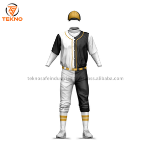 Nuevo MODELO DE Jersey de béisbol ligero para hombre, uniforme de béisbol de manga corta de poliéster transpirable de secado rápido 100% a la venta - Product Image 5