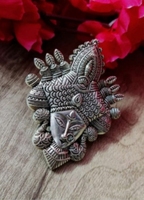 Durga Oxydé Réglable Antique Classique Bague De Mode Meilleure Qualité Bijoux Divins Pour Femmes pour Fiançailles Gracieuse Grande Taille