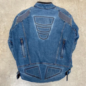 Vestes en jean bleu pour hommes et femmes-Vêtements d'extérieur tendance pour toutes les saisons et tous les styles - Product Image 4