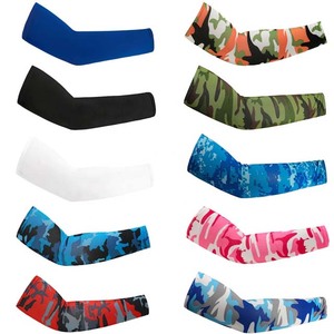 Spandex/Polyester <b>Compression</b> Sports <b>Arm</b> <b>Sleeve</b> Softball Baseball Cycling High Quality Water Resistant Breathable Sports - Product Image 2