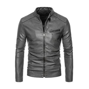 Servicio OEM, Chaqueta de Cuero Genuino Personalizada para Hombre, Uso Invernal, Chaquetas de Hombre con Cremallera, Nueva Moda, Chaquetas de Cuero para Hombre en Venta - Product Image 4