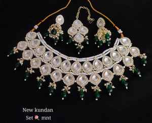 Indian Traditional and Fashionable Gold Plated and Long Mala With Earring and Maagtika Combo Necklace Set for Women - Product Image 2