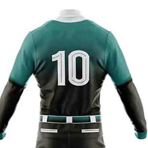 Nouvelle conception, uniforme de baseball et de softball respirant, vente en gros, vêtements d'équipe, transfert thermique, tailles personnalisables, grandes tailles, anti-UV, vente chaude - Product Image 5