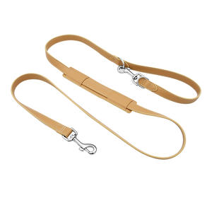 Tali Anjing Kulit 8 kaki untuk Anjing Kecil dan Sedang, Tali Anjing Kulit Mewah dengan Multi-Fungsi dan Bebas Tangan - Product Image 6