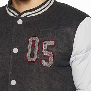 Veste de style classique Letterman, tissu confortable et lisse, idéale pour les équipes scolaires et la mode streetwear, vente en ligne. - Product Image 5