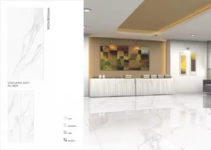 Statuario Carrelage en porcelaine de grande taille 1800x900mm GVT Matt Glossy PGVT Glazed Brilliant Color Shower Floors Poli Brown Slim - Product Image 3