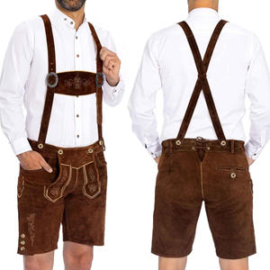 สำหรับทุกเพศฤดูร้อน Oktoberfest lederhosen 6XL พิมพ์ลายสัตว์แห้งเร็วระบายอากาศกลางป้องกันริ้วรอยปักยาวสั้นสตรีท - Product Image 2