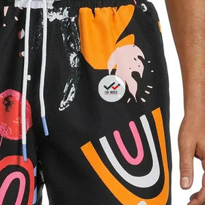 กางเกงขาสั้นบาสเก็ตบอลสไตล์ไฮสตรีทสำหรับผู้ชายกางเกงขาสั้นลำลองแบบมีกระเป๋าสั้นผ้าโพลีเอสเตอร์100% เป็นมิตรกับสิ่งแวดล้อม - Product Image 4