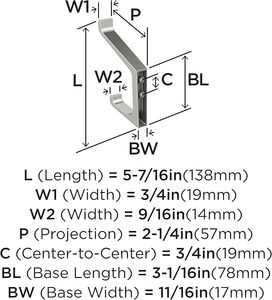 Emerge Champagne Bronce Doble Punta Gancho de pared decorativo Abrigos Sombreros Mochilas Bolsas-Ropa versátil Ganchos Baño Habitación - Product Image 2