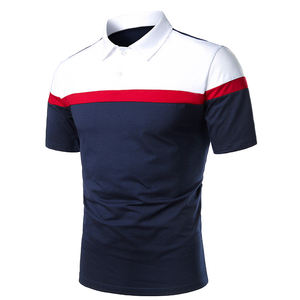 Logotipo bordado personalizado ropa de verano Polo color completo camisetas 100% algodón manga corta en blanco liso camisetas para hombres - Product Image 2