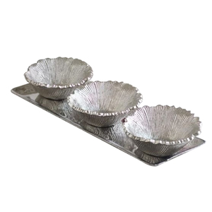 Cuenco de servidor de frutas de Metal decorativo hecho a mano de buena calidad para precio al por mayor Frutero de Metal sostenible - Product Image 6