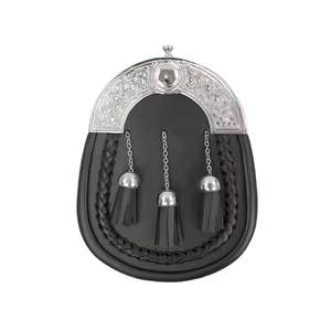 Sporrans en cuir PU fabriqués en usine professionnelle, faible MOQ, sporran traditionnel en cuir véritable de qualité supérieure, pochette pour kilt - Product Image 6