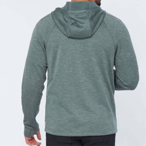 Sudadera con capucha OEM personalizada con cremallera para hombre, cálida y duradera para actividades de invierno y al aire libre - Product Image 5
