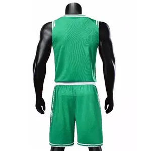 Conjunto de Uniforme de Baloncesto Reversible Personalizado para Adultos, Transpirable, de Secado Rápido, con Estampado y Personalización por Transferencia de Calor, Tallas Grandes - Product Image 3