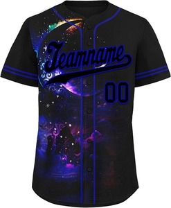 Maillot de Baseball Sublimé Personnalisé 100% Polyester Maillot Anti-Humidité avec Nom et Numéro de l'Équipe (OEM en Vrac) - Product Image 3