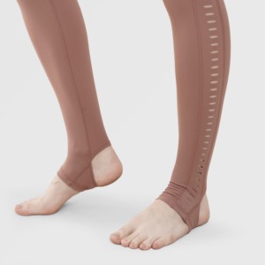 Leggings de sport taille haute coupe ajustée rose tie-dye avec logo personnalisé en nylon/spandex respirant taille XXS pour fitness et yoga - Product Image 5