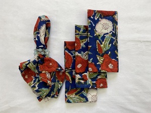 Serviettes de table jetables en coton 100% imprimées à la main, 80x120cm, écologiques, pour mariage et décoration de table - Product Image 4