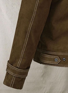 แจ็กเก็ตขี่มอเตอร์ไซค์ผ้าใบใส่ได้ทั้งชายและหญิงวัสดุนิ่มแบบคลาสสิกเสื้อผ้าฤดูหนาวสไตล์สตรีทอินเทรนด์สวมใส่สบายทนทานคุณภาพสูง - Product Image 3