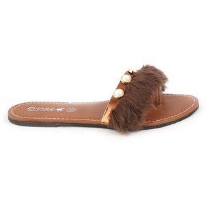 รองเท้าแตะเด็กผู้หญิง (001-A) - สีน้ำตาล - Product Image 2