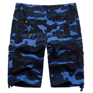 Shorts cargo de qualité supérieure, solides, écologiques, service OEM, coupe décontractée, design multi-compartiments, tissu doux, 100% coton - Product Image 4