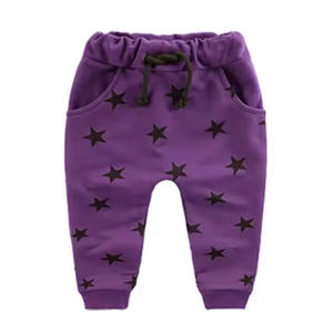 Pantalon de survêtement confortable en coton éponge français pour enfants Style droit décontracté avec logo brodé pour le sport pour garçons - Product Image 3
