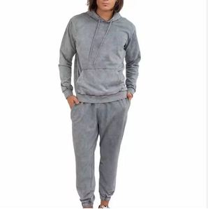 Venta al por mayor ácido lavado chándal hombres último estilo casual ácido lavado chándal para hombres y mujeres ácido lavado chándales - Product Image 3