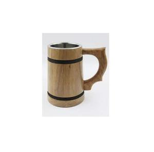 Taza Vikinga de Madera Natural de Lujo, Aspecto Único, Tamaño Personalizado para Uso en la Mesa de Cocina, Estilo Clásico, Producto Sólido - Product Image 4