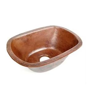 Design gravé Évier de cuisine et de salle de bain en cuivre de qualité supérieure Évier de forme personnalisée pour la maison, le restaurant et l'hôtel Vente chaude - Product Image 2