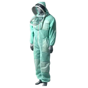 Traje de apicultura transpirable de alta resistencia, ropa de trabajo protectora con velo de esgrima con capucha para apicultores y cosecha de miel - Product Image 1