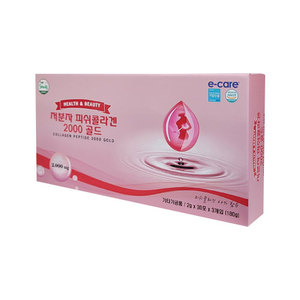 [E-Care] Best Selling Vitamin Powder COLLAGEN PEPTIDE 2000 GOLD 3 Packs 30 Sachets*2g Sour Taste for Adults - Product Image 2
