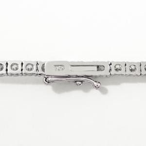 Collar de Tenis de Diamantes de Lujo de 10.00 Quilates en Oro Blanco, Joyería Fina Atemporal, Collar Elegante, Regalo Ideal de Cumpleaños para Mujer - Product Image 2